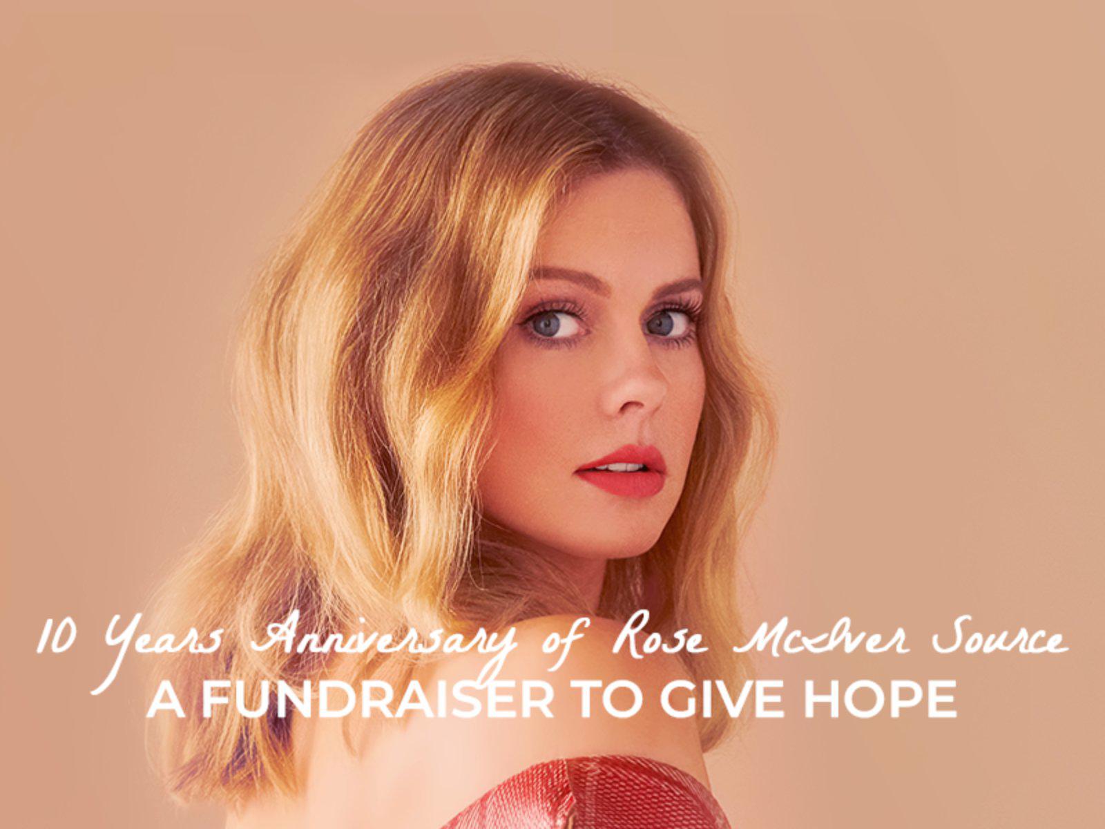 Rose McIver Source A Fundraiser to Give Hope Rose McIver Source